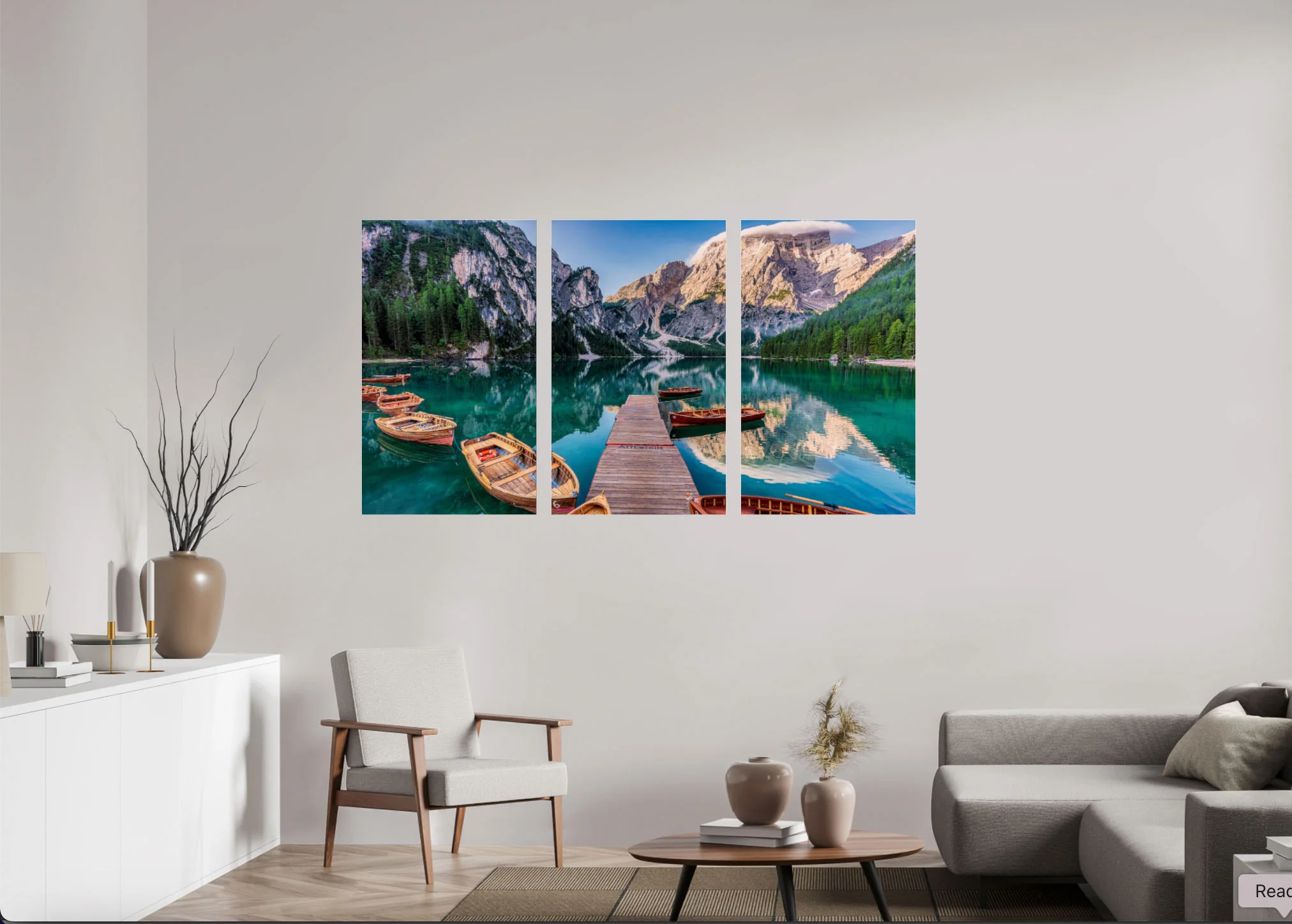 Dolomites Triptych